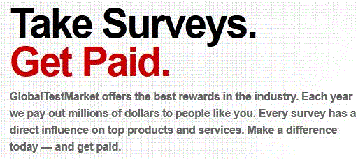Take surveys and get paid online