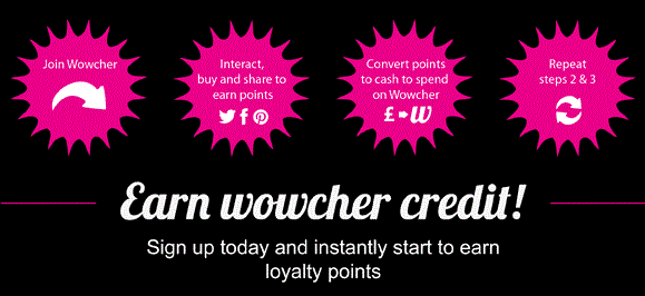 Join Wowcher for free and earn wowcher credit